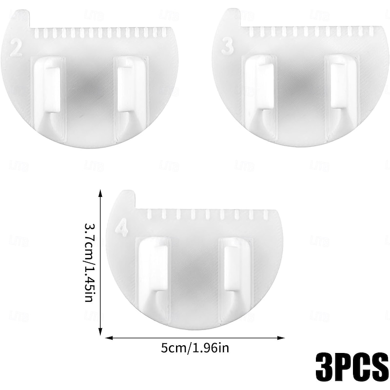 3pcs Sewing Needle Gauge Measuring Tool, Finger Thumb Ruler Sewing Template Lockranding Guide Tool for DIY Edge Stitching Lock Kit Quilting for Beginners2