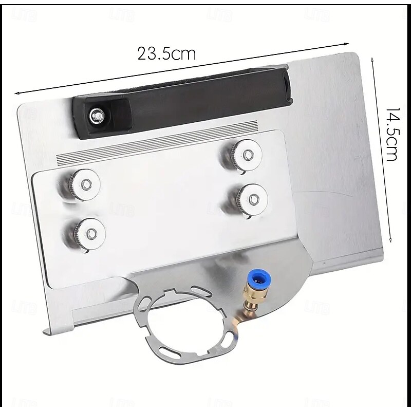 Angle Grinder Stand for Tile 45 Chamfer Cutting, Angle Grinder Stand Grinder Holder with Screwdriver, Stainless Steel Tile Chamfering Tool for 100 Type Angle Grinder4