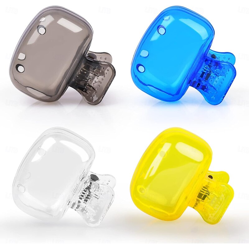 10/15/20 Pack Travel Toothbrush Head Covers Portable Toothbrush Protector Cap Brush Pod Case Protective Plastic Clip for Household Travel, Camping, Bathroom, School, Business