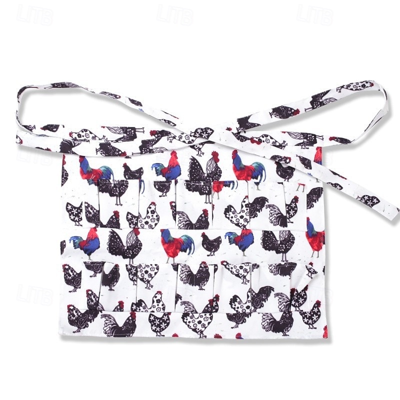 Egg Collection Cloth,Adult Reusable Multifunctional Chicken Egg Collection Apron 12 Pockets For The Walk2