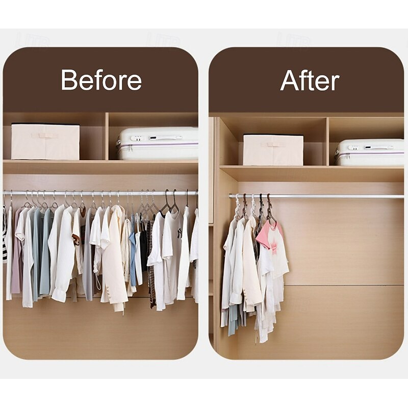 Magic Hanger, Wardrobe Hanger, Storage Rack, Five-Tier Storage4