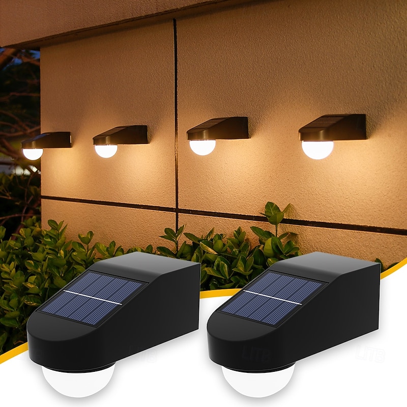 1/2 Pc Solar Wall Light Waterproof Porch Fence Light 5LED Outdoor Lighting Home Yard Villa Exterior Wall Landscape Decoration