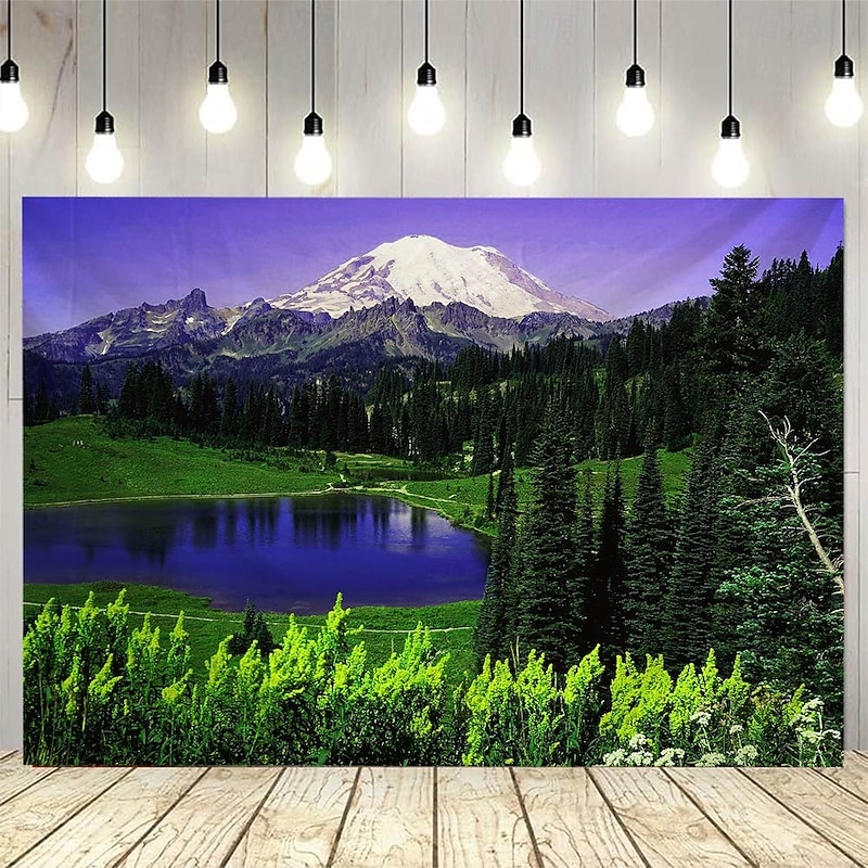 Natural Forest Tree Scenery  Hanging Tapestry Wall Art Large Tapestry Mural Decor Photograph Backdrop Blanket Curtain Home Bedroom Living Room Decoration2