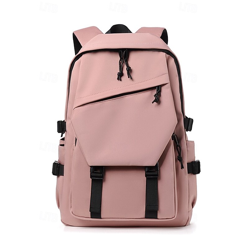 Unisex Large Capacity Waterproof Nylon Backpack – Scratch-Resistant Multi-Pocket Travel Laptop Bag for Students, Commuters and Daily Use