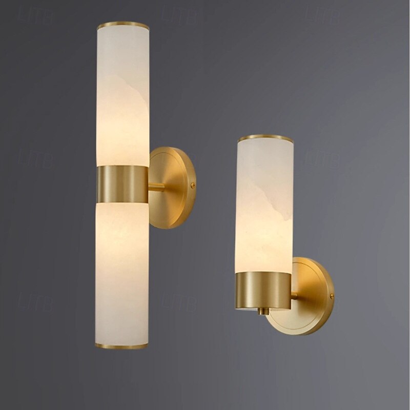 Modern Indoor Wall Lights Bedroom Dining Room Copper Marble Wall Light for Bedroom 110-120V 220-240V 5 W3
