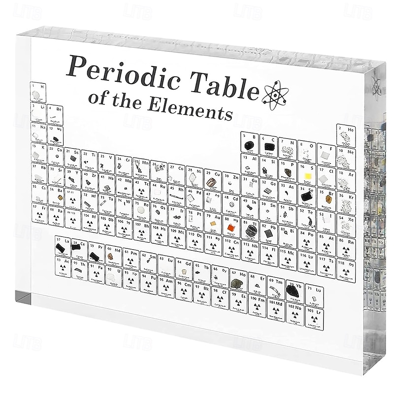 Periodic Table with Elements, Home Decoration, Teaching Display, Periodic Table of Elements, Toilet, Safe for Students, Teachers and Kids