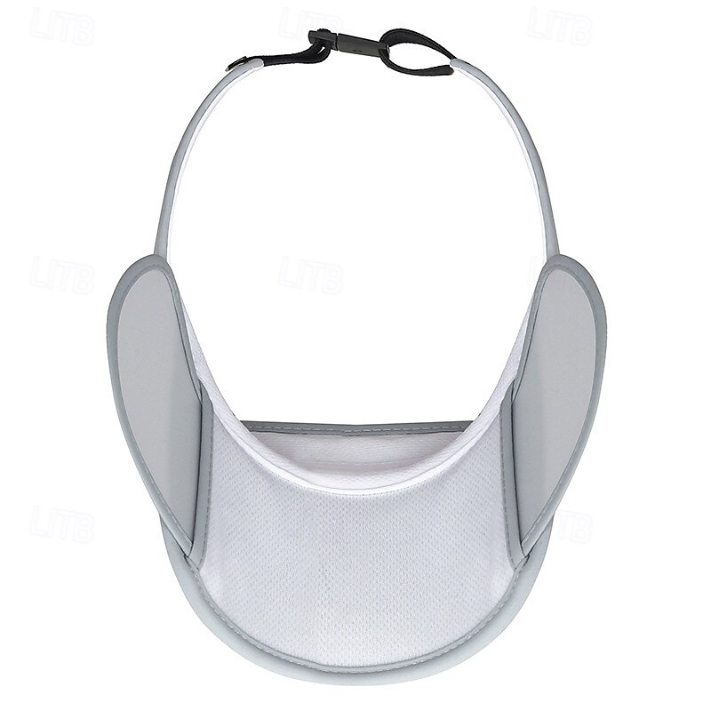 Tennis Sport Visor Sun Visor Women's Solid Colored Classic Fashion Adjustable Breathable Moisture Wicking for Tennis Baseball Running Summer Dark Grey Black White4