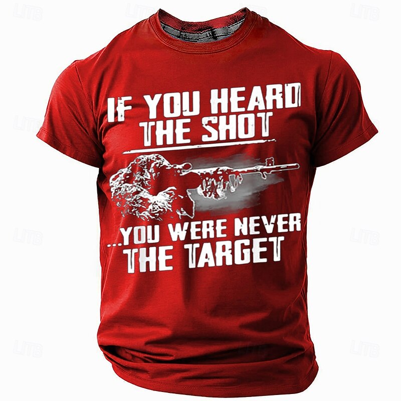 Men's Funny T Shirt Short Sleeve T shirt Graphic Print Crew Neck Shirt Fashion Daily Basic Street Casual Daily Black Red Blue Summer Spring Clothing Apparel S M L XL XXL XXXL3