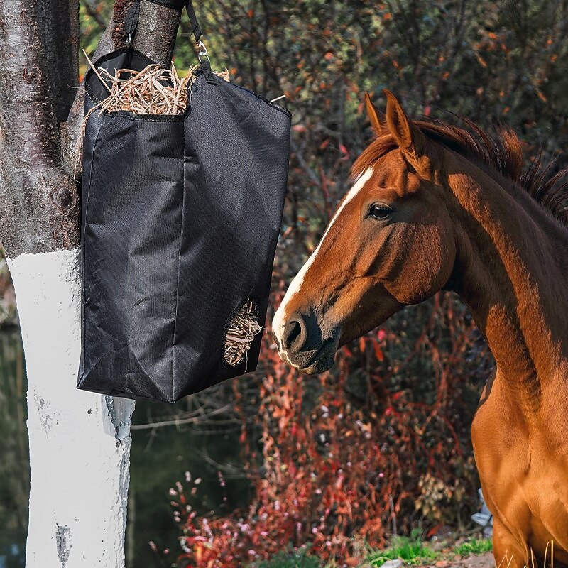 Pull Up Horse Antler Hay Feeder, Slow Feed Hay Bag, Horse Hay Bag, Horse Net Hay Bag 600 D Horse Goat Milk Cow Alpaca Sheep3