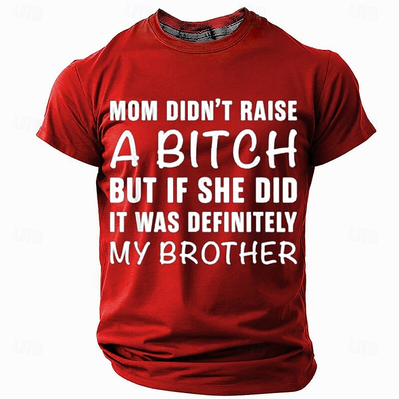 Men's Offensive Rude T Shirt Short Sleeve T shirt 3D Print Crew Neck Shirt Fashion Daily Street Casual Daily Black Red Blue Summer Spring All Seasons Clothing Apparel S M L XL XXL XXXL2