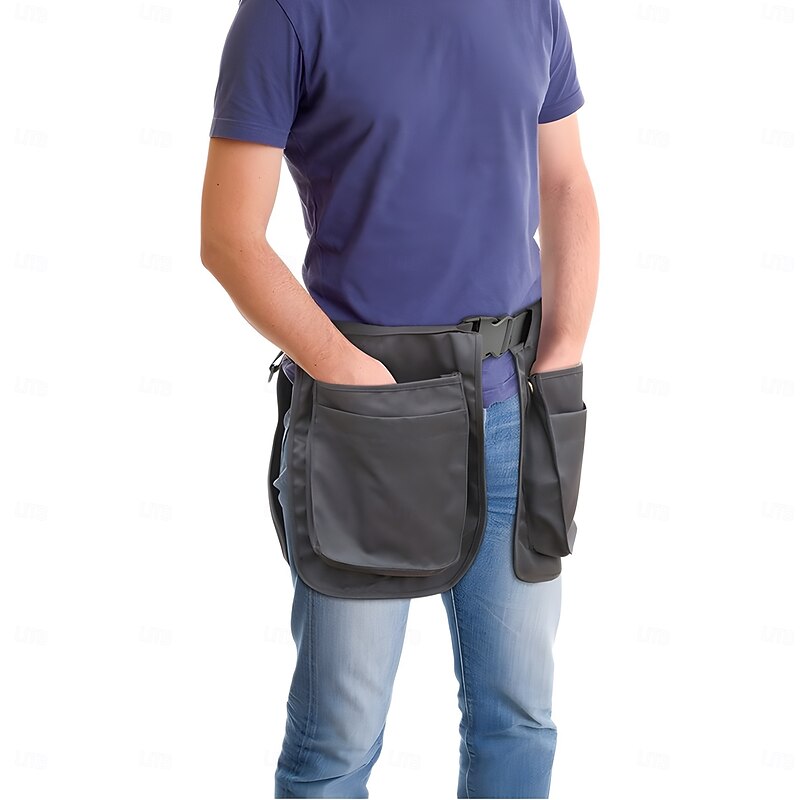 Triple Hippie Fanny Pack Multifunctional Fabric Waist Bag Sweatproof Side Bag for Women Men Hiking Running Camping Trekking