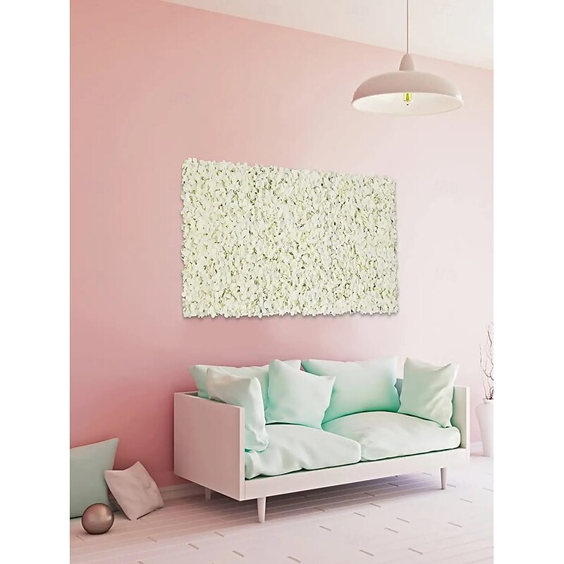 Artificial Simulation Fence, Rattan Decorative Garden Mesh, Wooden Telescopic Fence, Simulation Flower Wall for Wedding, Background, and Garden Decoration