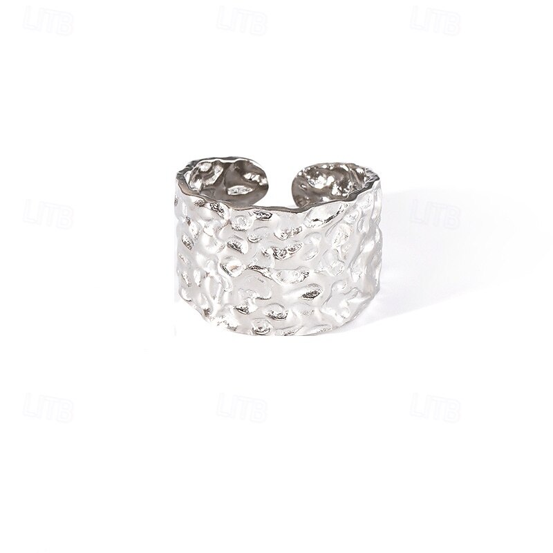 Ring For Women's Daily Holiday Date Steel4