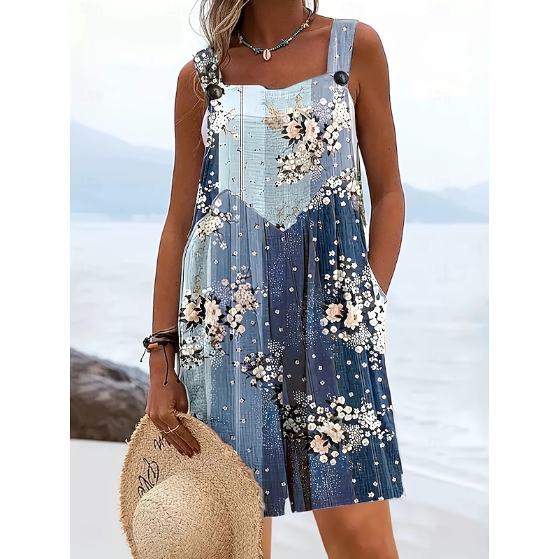 Women's Romper Casual Strap Straight Cold Shoulder Daily Regular Fit Pink Blue Summer2