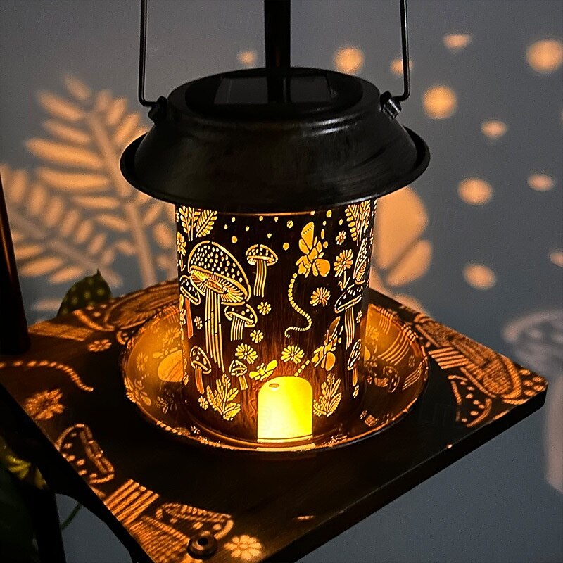 Solar Lanterns Outdoor Waterproof Hummingbird Hanging Lights for Outside with Metal Solar Decor Outside for Yard, Patio,Backyard,Porch Decoration4