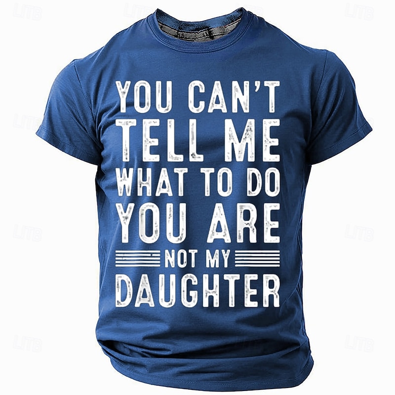 Men's Father T Shirt Short Sleeve T shirt 3D Print Crew Neck Shirt Fashion Daily Basic Street Casual Daily Black Red Blue Summer Spring All Seasons Clothing Apparel S M L XL XXL XXXL2