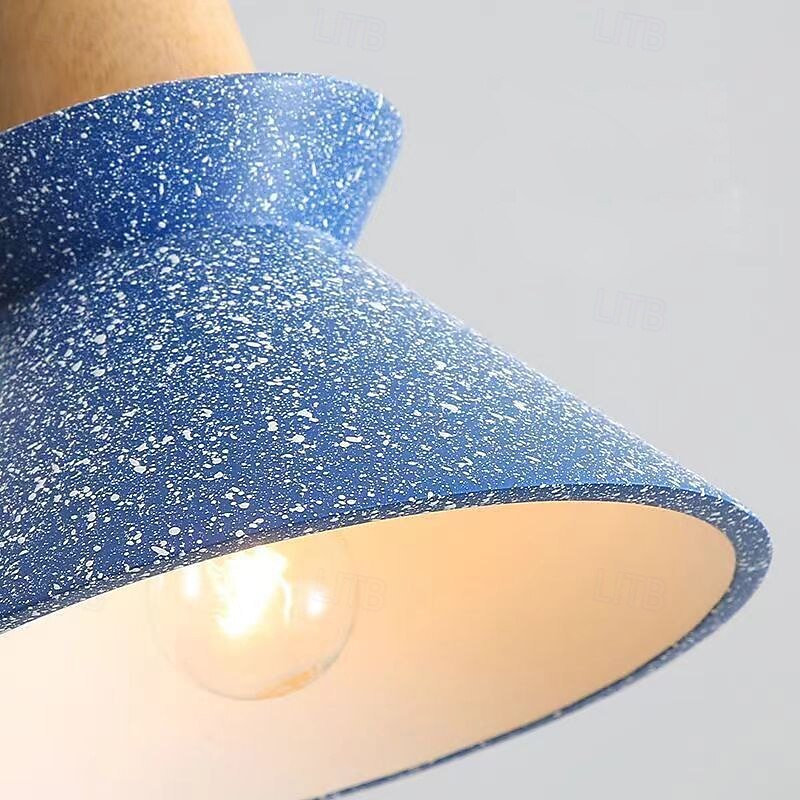 LED Pendant Light Resin Modern Kitchen Island Light Fixture,Adjustable Pendant Lighting for Kitchen Island,Black Gold Led Chandelier for Dining Room,Bedroom,Mini Pendant Spot Lights (1-Pack)3