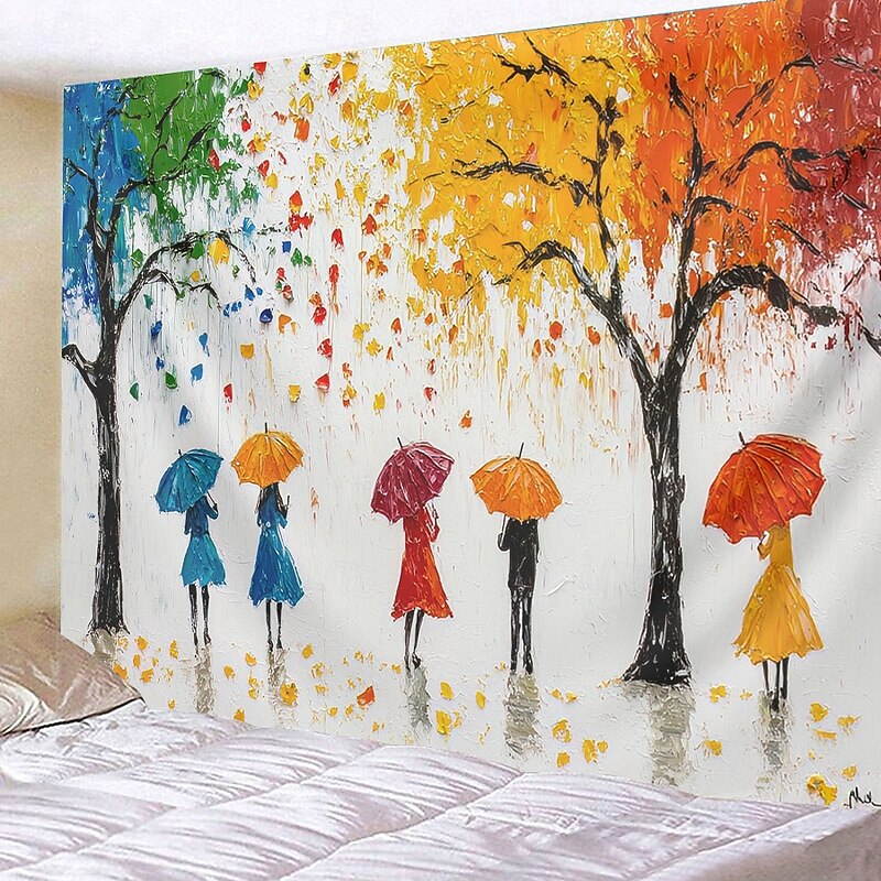 June Pride Month Rainbow Painting Hanging Tapestry Wall Art Large Tapestry Mural Decor Photograph Backdrop Blanket Curtain Home Bedroom Living Room Decoration4