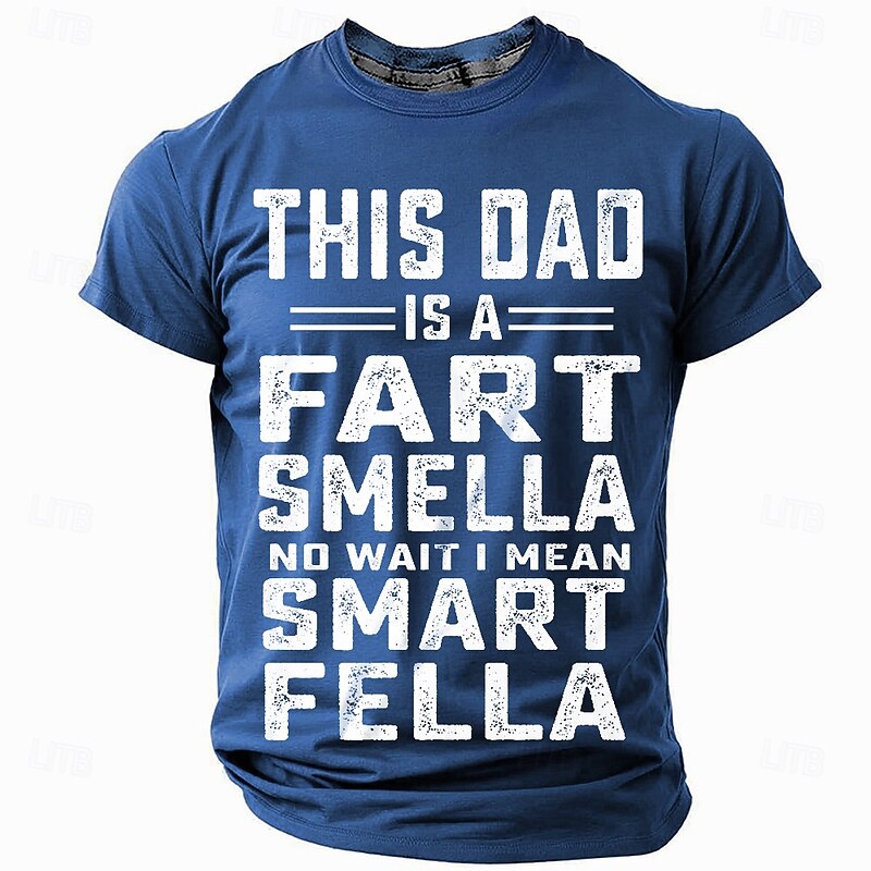 Men's Funny Slang T Shirt Short Sleeve T shirt 3D Print Crew Neck Shirt Fashion Daily Basic Street Casual Daily Black Blue Green Summer Spring All Seasons Clothing Apparel S M L XL XXL XXXL