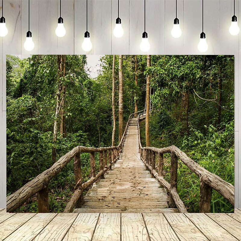 Natural Forest Scenery Hanging Tapestry Wall Art Large Tapestry Mural Decor Photograph Backdrop Blanket Curtain Home Bedroom Living Room Decoration3