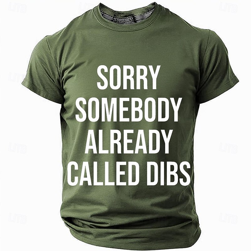 Men's Funny Slang T Shirt Short Sleeve T shirt 3D Print Crew Neck Shirt Fashion Daily Basic Street Casual Daily Black Red Blue Summer Spring All Seasons Clothing Apparel S M L XL XXL XXXL