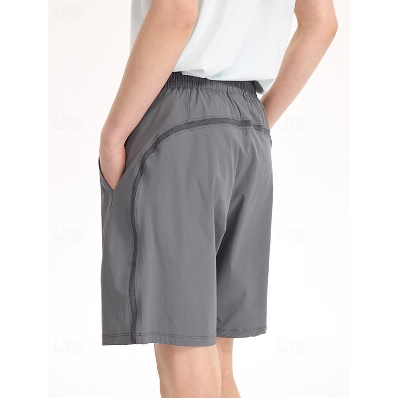 Women's Solid Colored Tennis Shorts Wide Waistband UPF50+ Quick Dry Moisture Wicking Tennis Golf Pickleball Black Sky Blue Dark Gray Tennis Clothing4