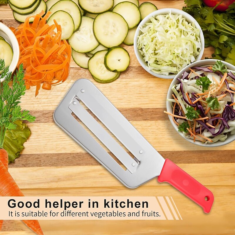Cabbage Shredder for Coleslaw Sauerkraut cabbage slicer Cutter Chopper kitchen Knife Cabbage Peeler Lettuce Shredder lettuce Knife Cabbages Graters for Kitchen Fruit Vegetable Slicer Mandoline Slicers2