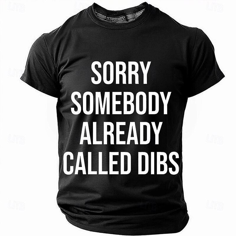 Men's Funny Slang T Shirt Short Sleeve T shirt 3D Print Crew Neck Shirt Fashion Daily Basic Street Casual Daily Black Red Blue Summer Spring All Seasons Clothing Apparel S M L XL XXL XXXL2