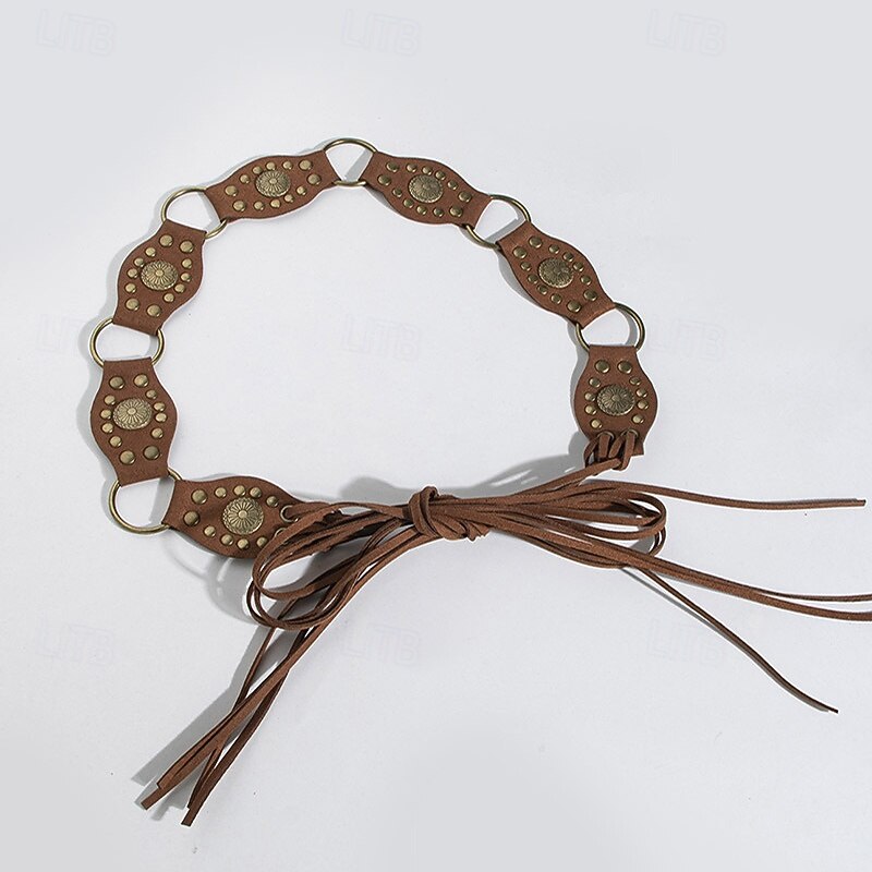 Women's Belt PU Black Camel Brown Beige Waist Belt Street Daily Pure Color2