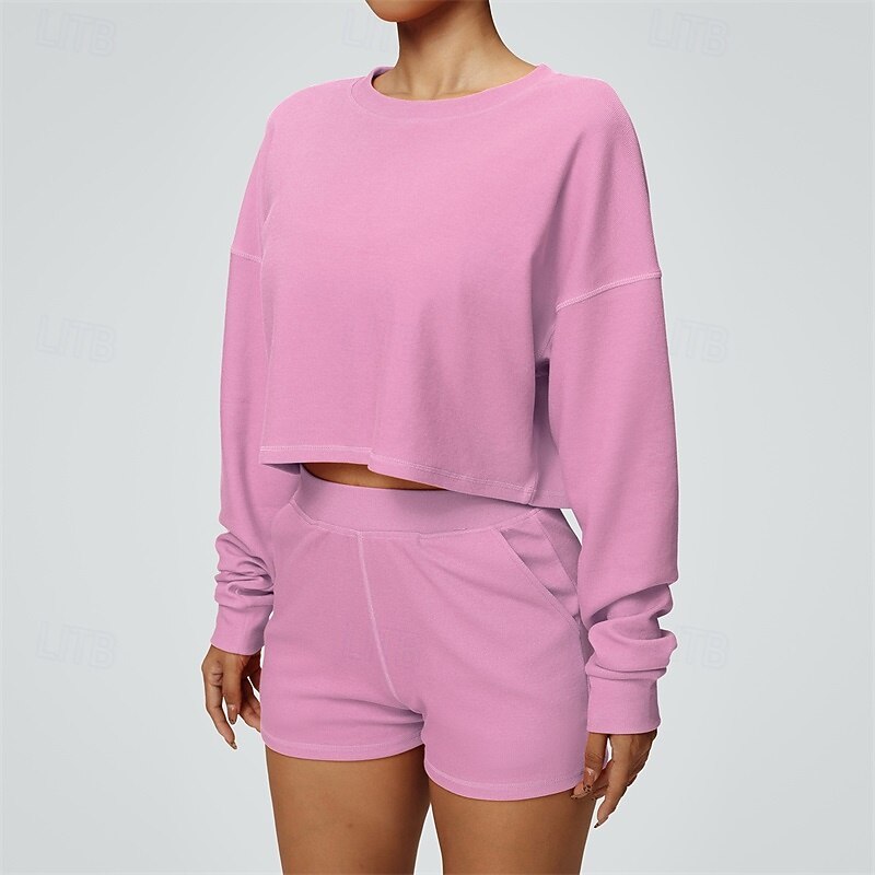 Women's Solid Colored Sport Shirt Tennis Sweatshirt Sport Sweatshirt Moisture Wicking Breathable Pilates Tennis Pickleball Open Back Top Black Pink Purple Spandex Tennis Clothing2
