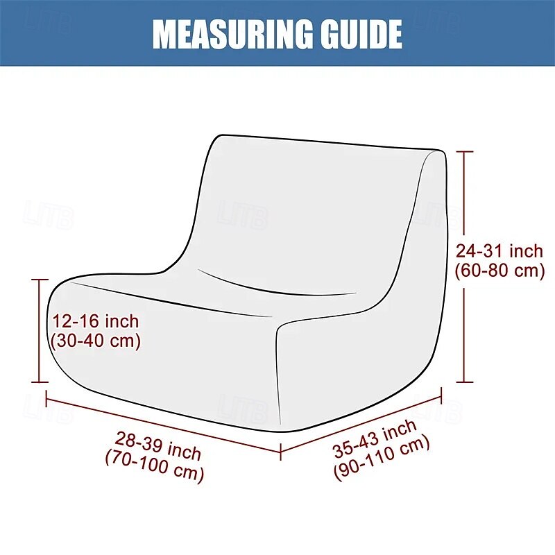 1PC Elastic  Floor Sofa Cover Lazy Boy Relax Couch Slipcover Stretch Single Sofa Cushion Cover for Living Room Home3