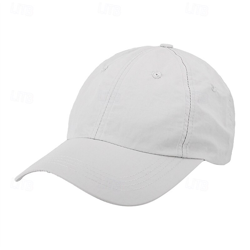 Baseball Cap Tennis Cap Men's Cap Solid Colored Classic Fashion Breathable Quick Dry for Tennis Baseball Running Summer White Yellow Green3