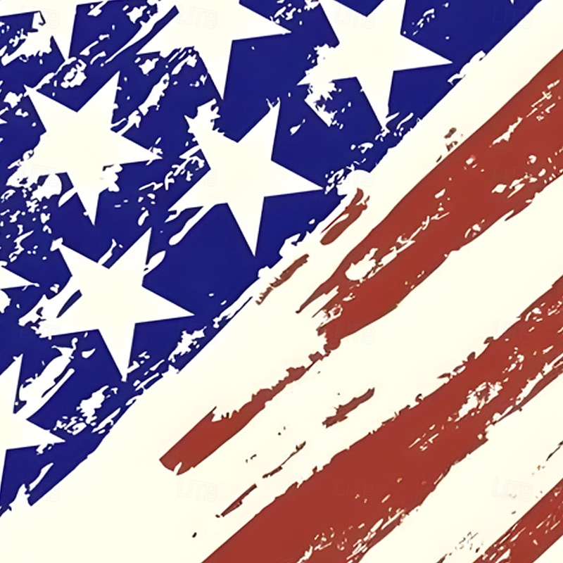 Independence Day Men's American US Flag Zip Polo Short Sleeve Polo Shirts Turndown Casual Daily Casual Zip Up 3D Print Summer Robin's Egg Blue2