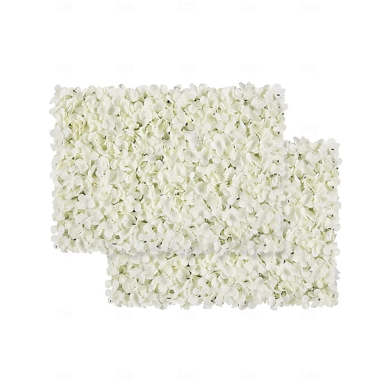 Artificial Simulation Fence, Rattan Decorative Garden Mesh, Wooden Telescopic Fence, Simulation Flower Wall for Wedding, Background, and Garden Decoration3