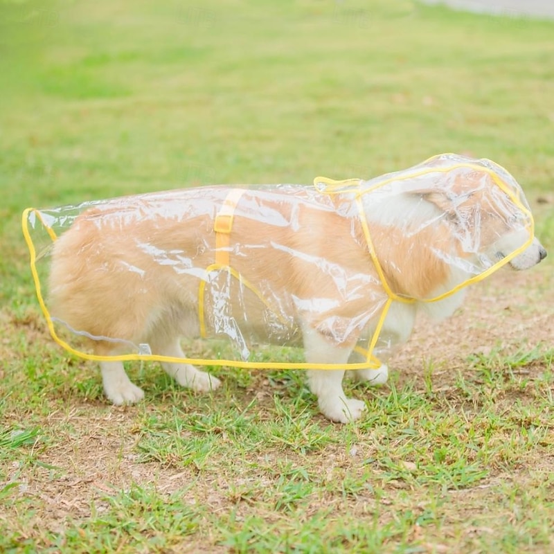 Pet Dog RaincoatWaterproof Jacket Dog Rain Poncho Portable Raining Coat Breathable Lightweight Breathable Lightweight Suitable for Small Medium Dogs2
