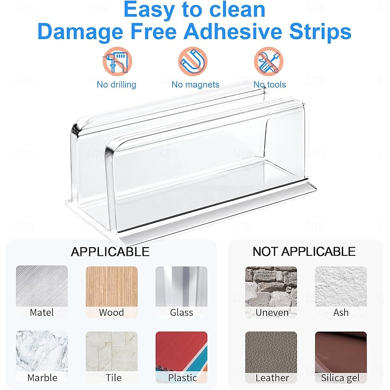 20 Pcs Neon Rope Light Clips Mounting Clear Waterproof LED Strip Clip Brackets - Adhesive Wall Mount Holder for Govee and Other Neon LED Lights Strips4