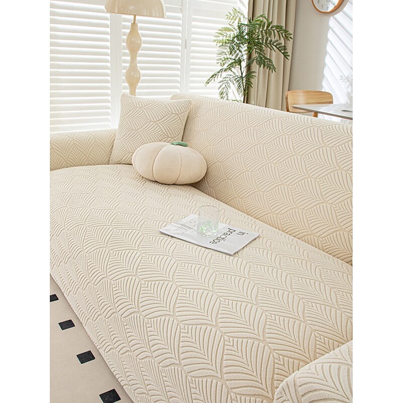 1 full season jacquard velvet sofa cover modern simple anti slip sofa cushion dust-proof washable sofa cover room corner L-shaped sofa cover 1/2/3/4 seat protector pet friendly decoration4