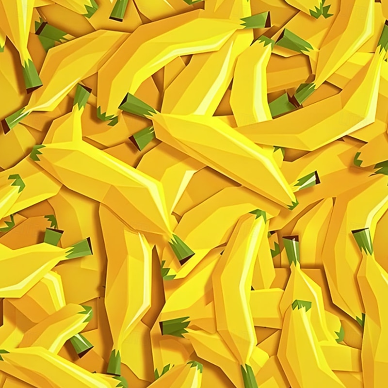 Men's Funny Banana Cuban Collar Shirt Summer Hawaiian Shirt Aloha Shirt Short Sleeve Hawaiian Vacation Holiday Beach Wear Summer Spring Camp Collar Shirt 3D Print Front One Pocket Yellow Blue Green2