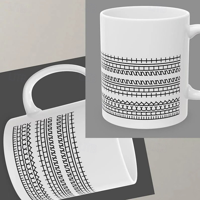 Hidden Message Coffee Mug, Funny Sarcastic Adult Humor Gift for Friends, Family, and Coworkers F*ck This Sh*t3