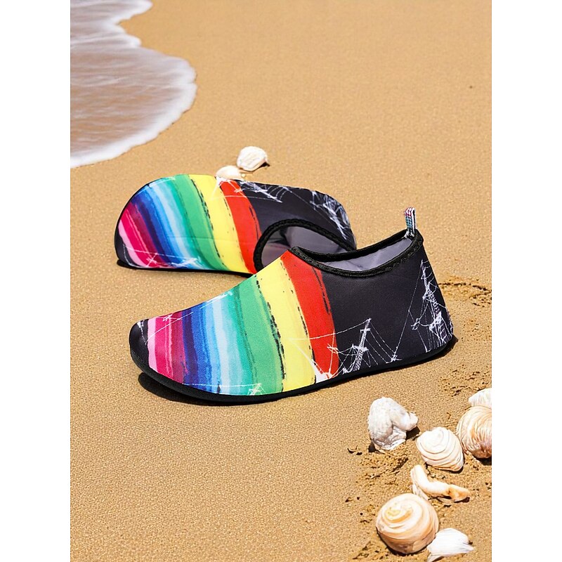 Women's Colorful Cartoon Cat Water Shoes – Lightweight Aqua Socks for Beach, Swimming and Pool & Yoga4