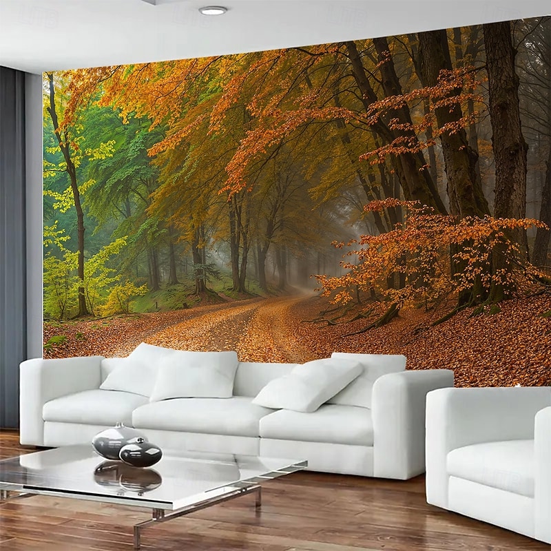 Thick forests paths scenery hanging tapestries murals art large tapestries murals decorations photos backgrounds curtains home decor bedrooms living rooms decorations