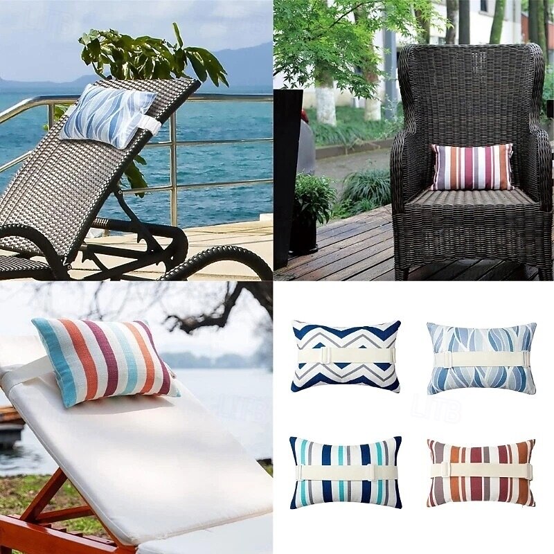 Outdoor Waterproof Pillow Covers Bohemian Cushions Abstract Garden Cushion Covers Invisible Zipper Print Decorative Pillows for Sofa Patio Home Decor Gifts (No Insert)2