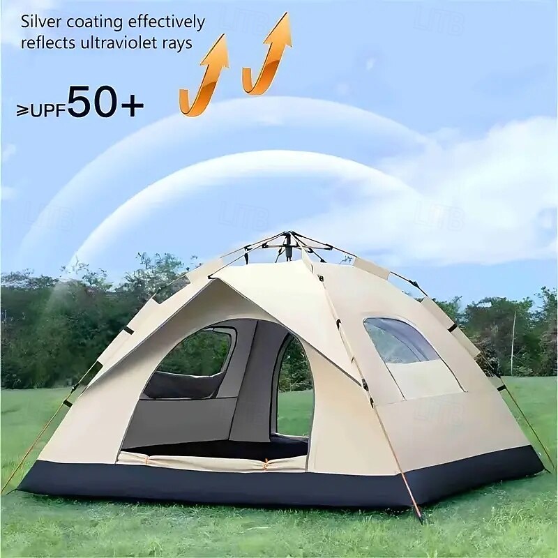 Outdoor Automatic Quick Open Tent Automatic Rainproof Sunproof Tent Fishing Beach Awning Camping Tent Portable Fishing Hiking Hiking Hunting