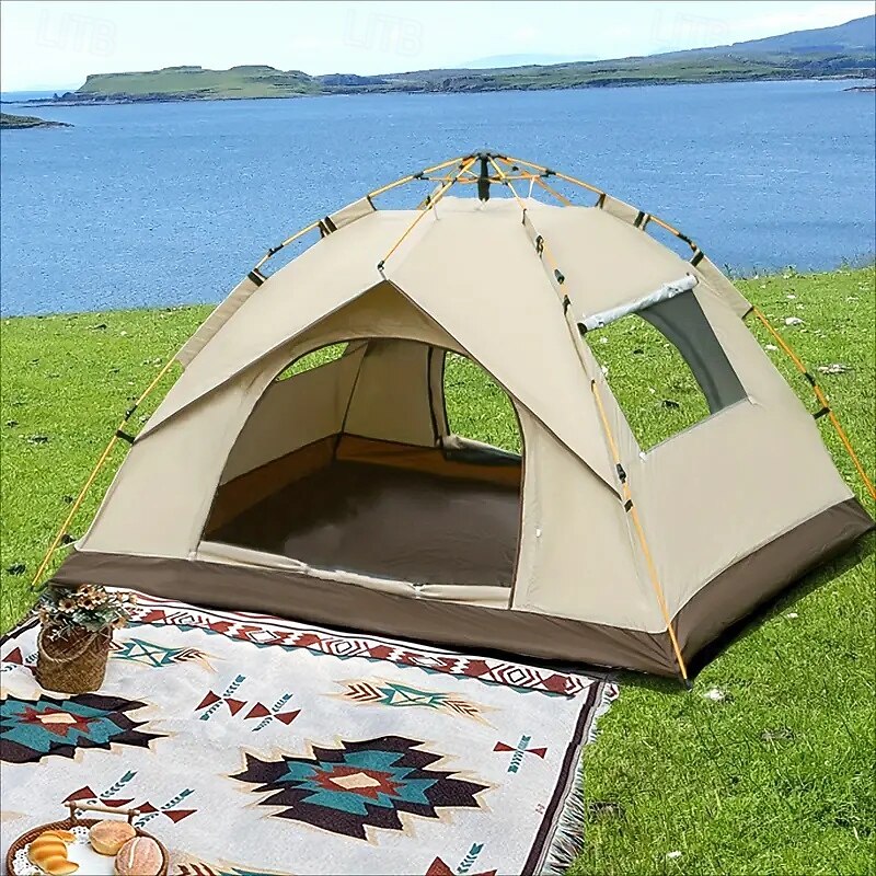 Outdoor Awning Self-driving Travel Camping Tent Reactive Outdoor Camping Tent Applicable To Mountaineering Hunting Fishing