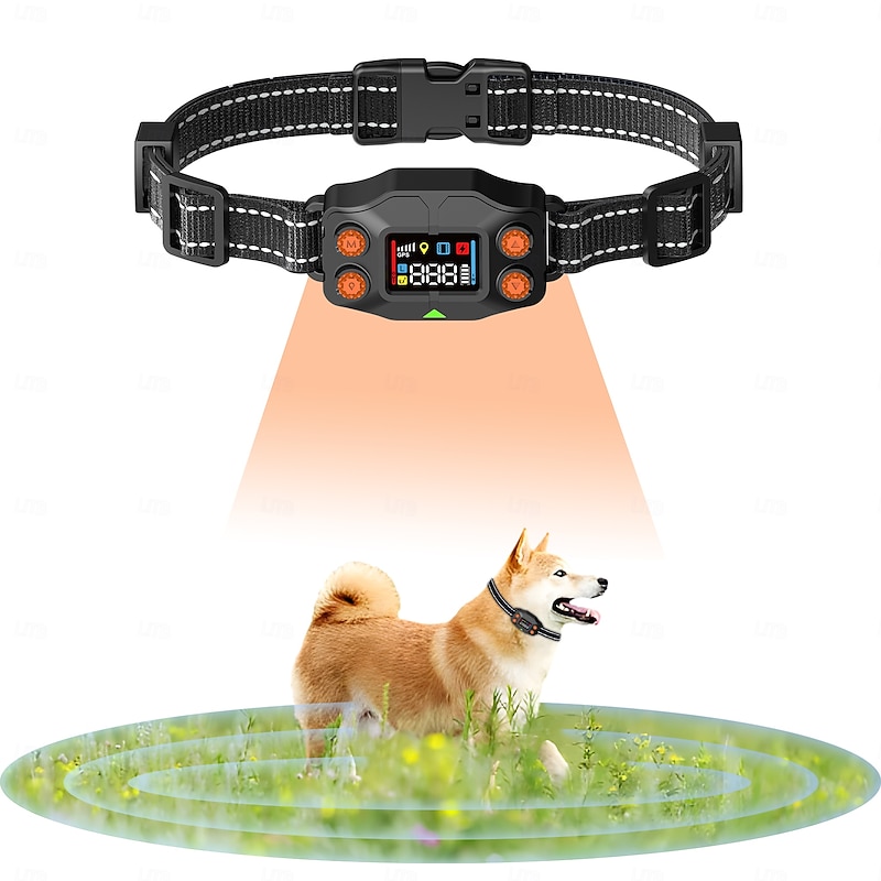 Dog Training Wireless Fence Wireless Dog 3 Modes Beep Vibration Dog Waterproof Portable Wireless Rechargable Safety Nylon ABS+PC Electronic Behaviour Aids Obedience Training For Pets