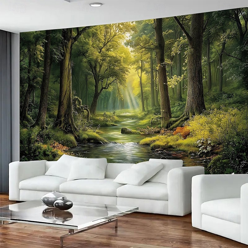 Mysterious Tree Landscape Hanging Tapestry Mural Art Large Tapestry Mural Decoration Photos Background Carpet Curtains Home Bedroom Living Room Decoration3