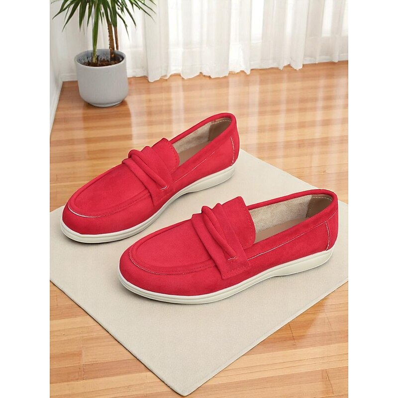 Women's Faux Suede Loafers – Classic & Versatile Style for Lakeside Strolls, Casual Office Days & Weekend Outings2