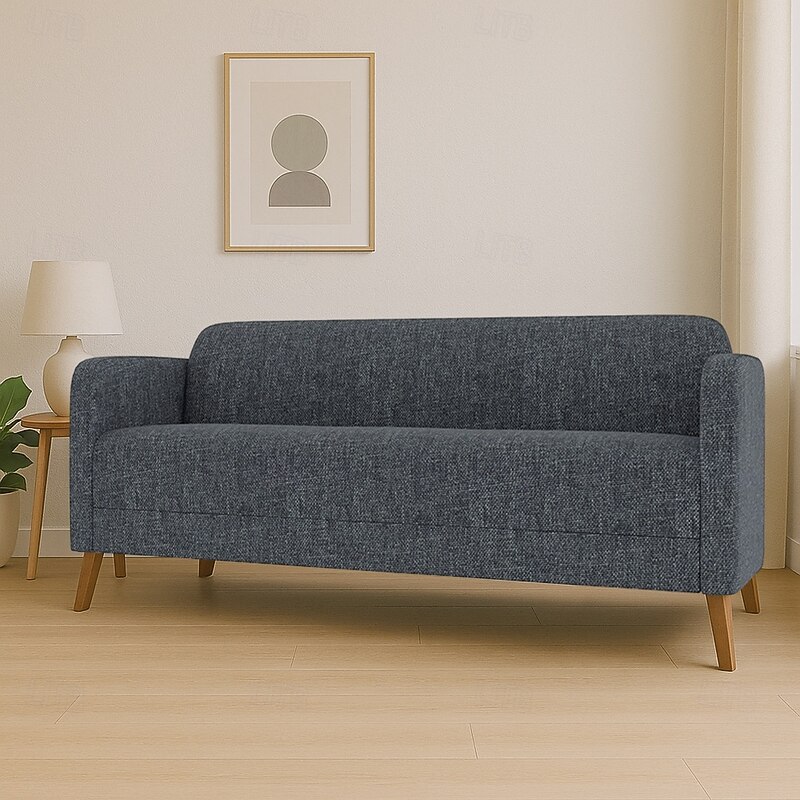 Sofa Cover Suitable For LINANÄS Sofa Solid Color Quilted Polyester Slipcovers4