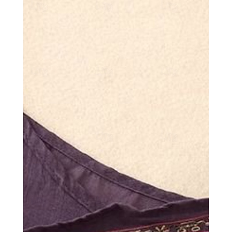 Women's Cotton Linen Vest Blouse Flower Stylish Modern Sleeveless Strap Regular Tops Holiday Going out Embroidered Purple Summer4