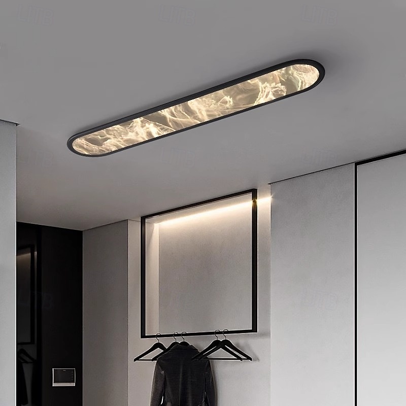 LED Ceiling Light Modern 60/80cm Geometric Shapes Flush Mount Lights Metal Modern Style Geometrical Painted Finishes 220-240V 110-120V2